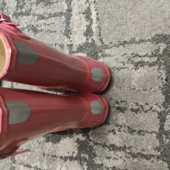 Hunter rain boots in pink size 33 - Picture 3 of 7